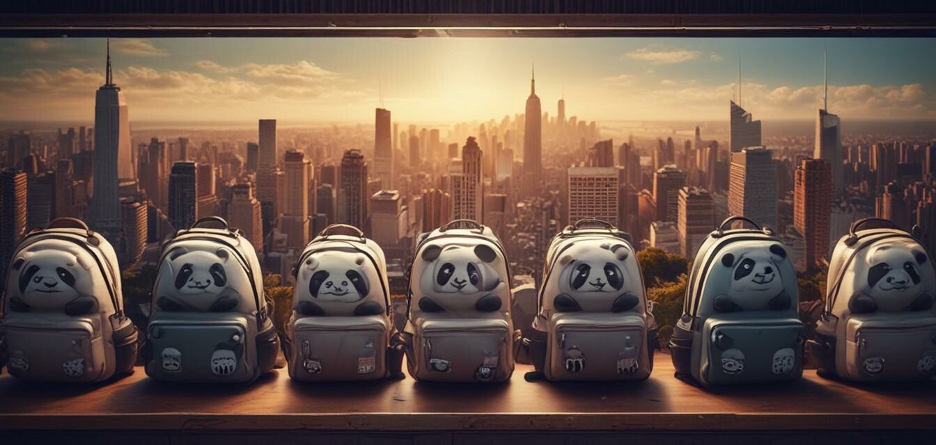 Panda backpack collection image