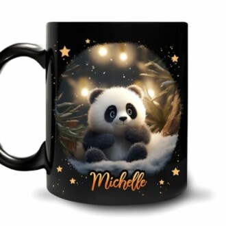 Hyturtle Personalized Panda Coffee Mug