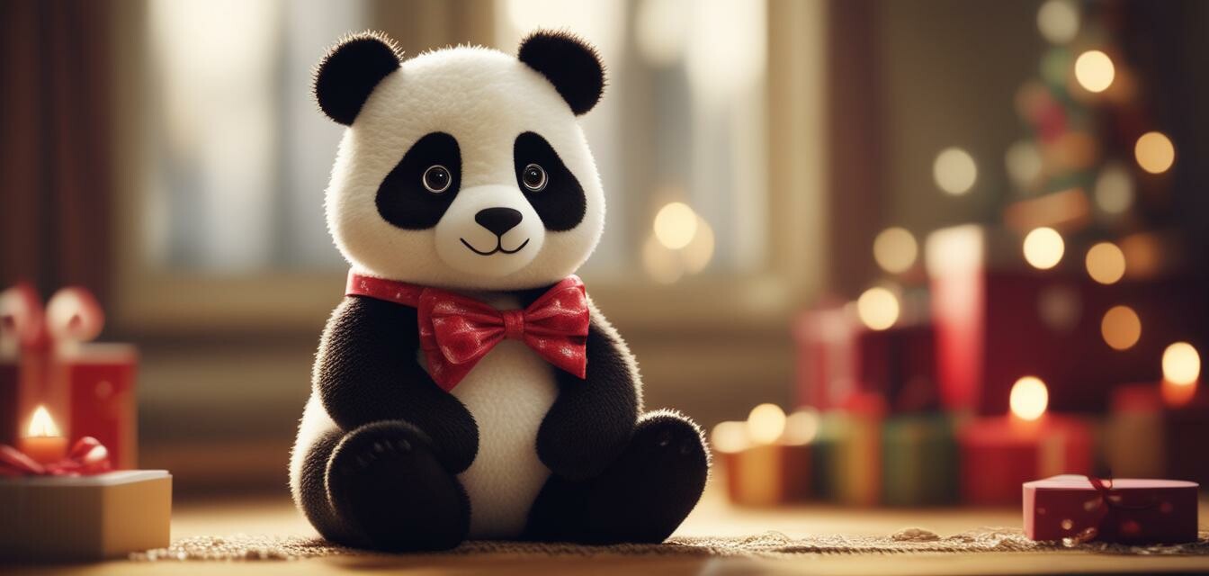 Panda plush toy gift