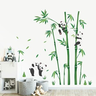 Panda and Bear Wall Stickers