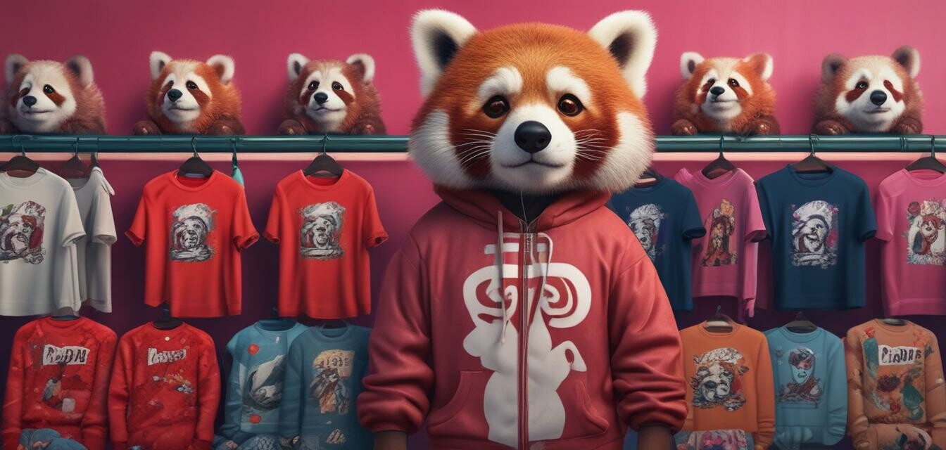 Red panda clothing