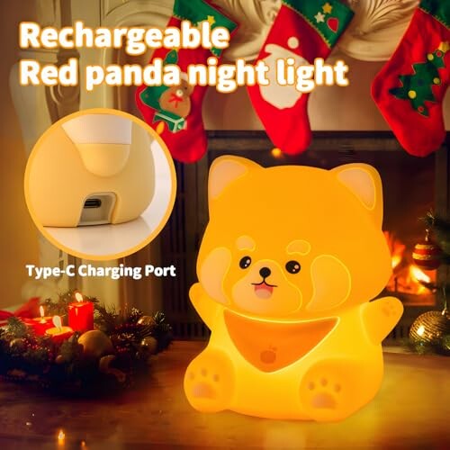 Cute Red Panda Lamp