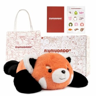 NiuniuDaddy Red Panda Weighted Stuffed Animals