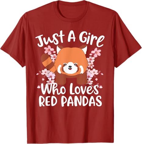 Just A Girl Who Loves Red Pandas T-Shirt